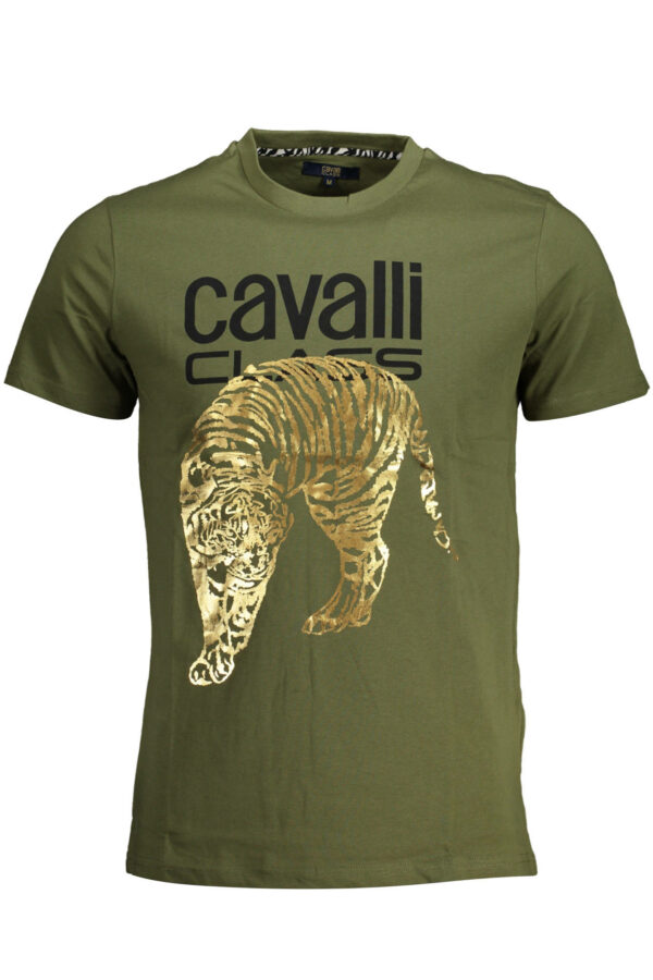 Cavalli Class T-Shirt Maniche Corte Uomo Verde