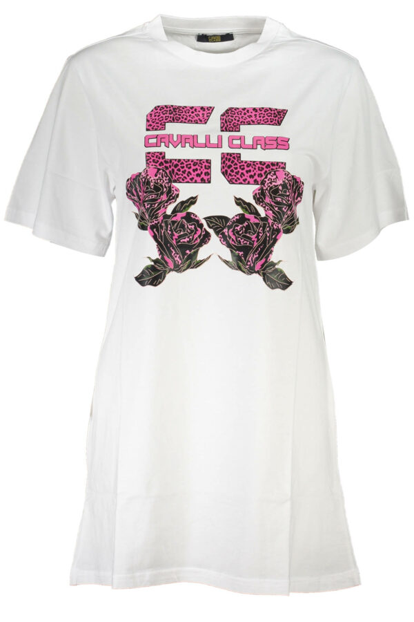 Cavalli Class Abito Corto Donna Bianco