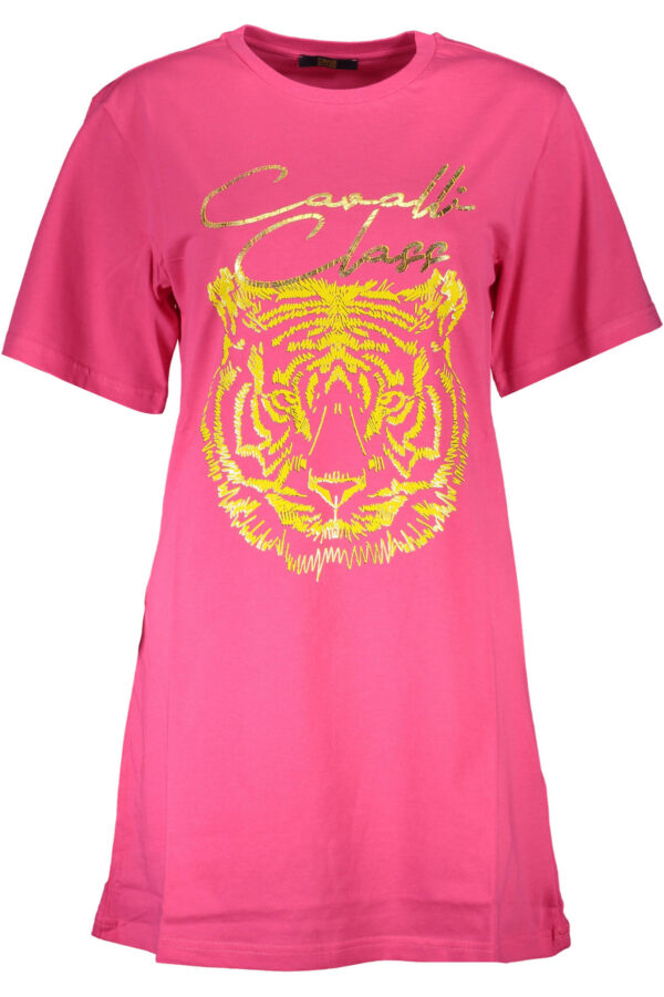 Cavalli Class T-Shirt Maniche Corte Donna Rosa