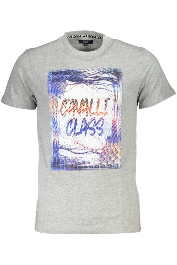 Cavalli Class T-Shirt Maniche Corte Uomo Grigio