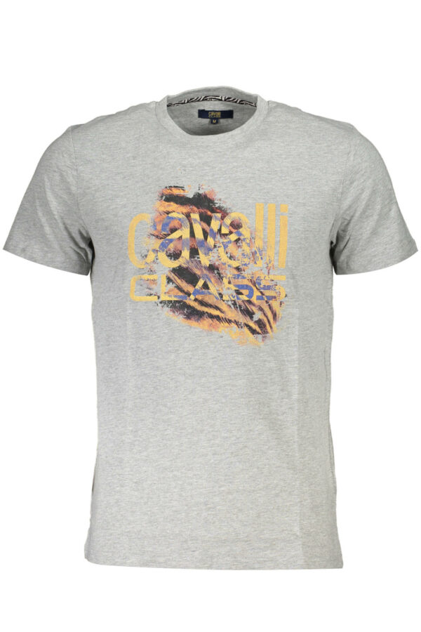 Cavalli Class T-Shirt Maniche Corte Uomo Grigio