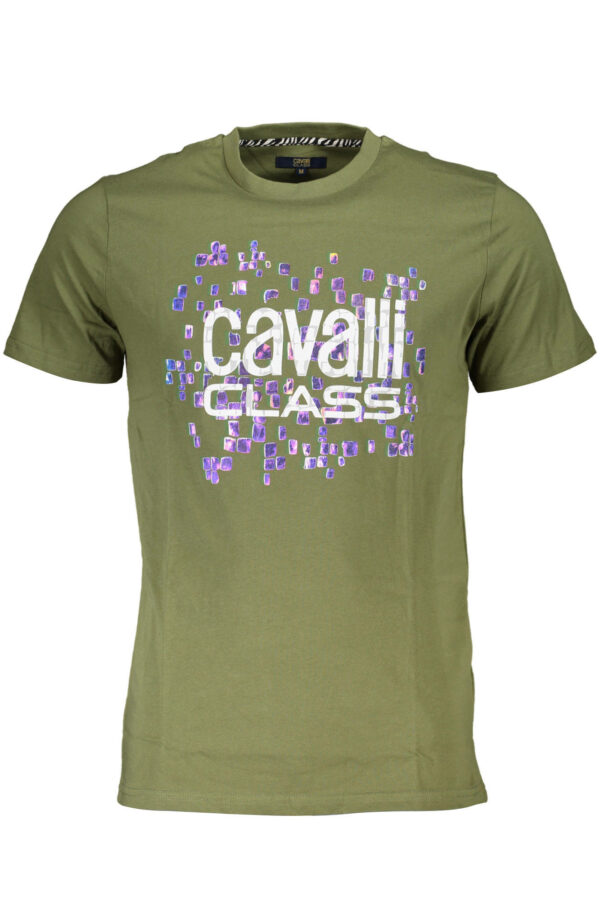 Cavalli Class T-Shirt Maniche Corte Uomo Verde