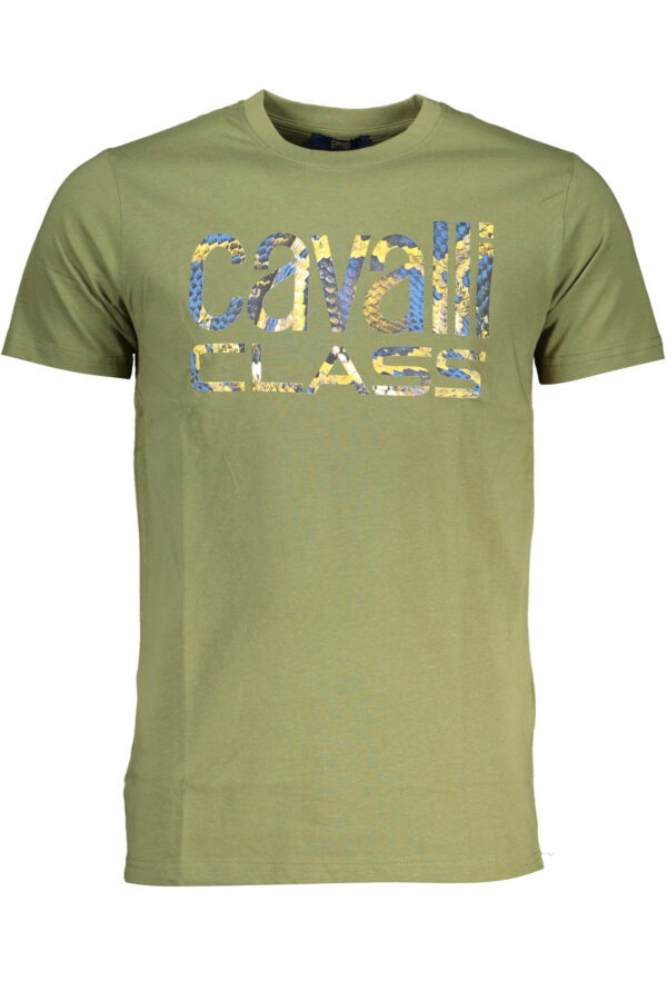 Cavalli Class T-Shirt Maniche Corte Uomo Verde