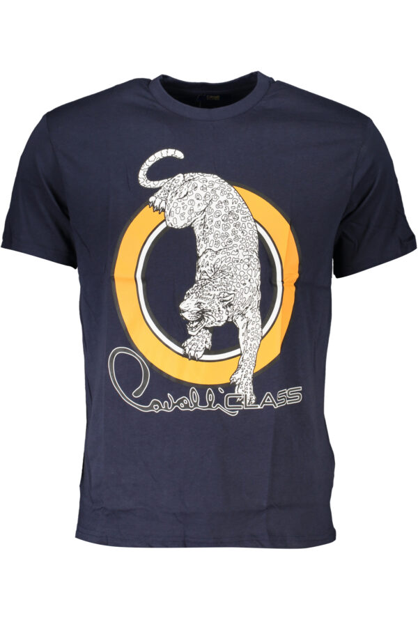 Cavalli Class T-Shirt Maniche Corte Uomo Blu