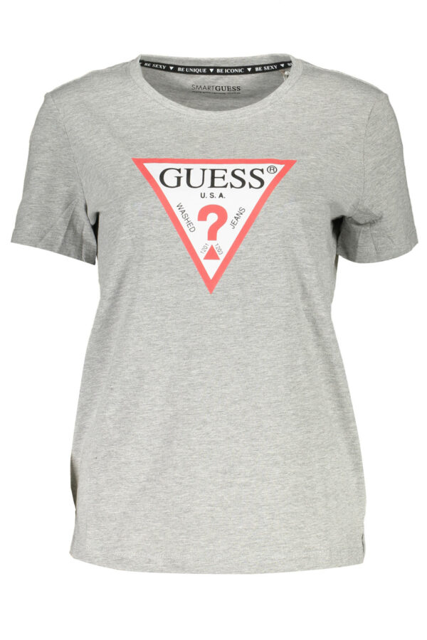 Guess Jeans T-Shirt Maniche Corte Donna Grigio