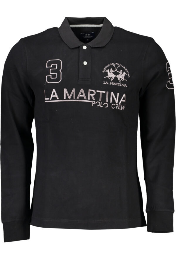 La Martina Polo Maniche Lunghe Uomo Nero