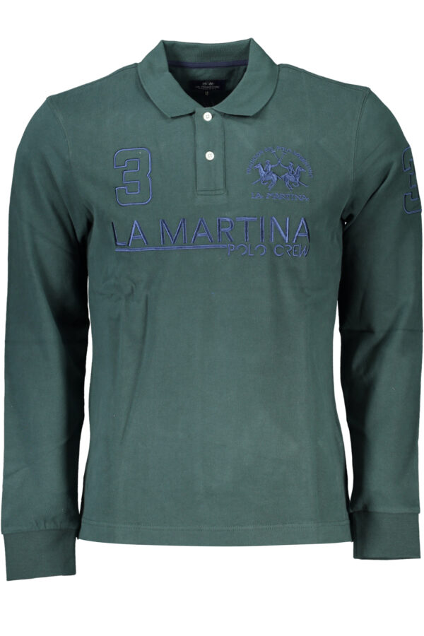 La Martina Polo Maniche Lunghe Uomo Verde