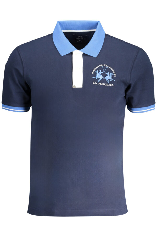 La Martina Polo Maniche Corte Uomo Blu
