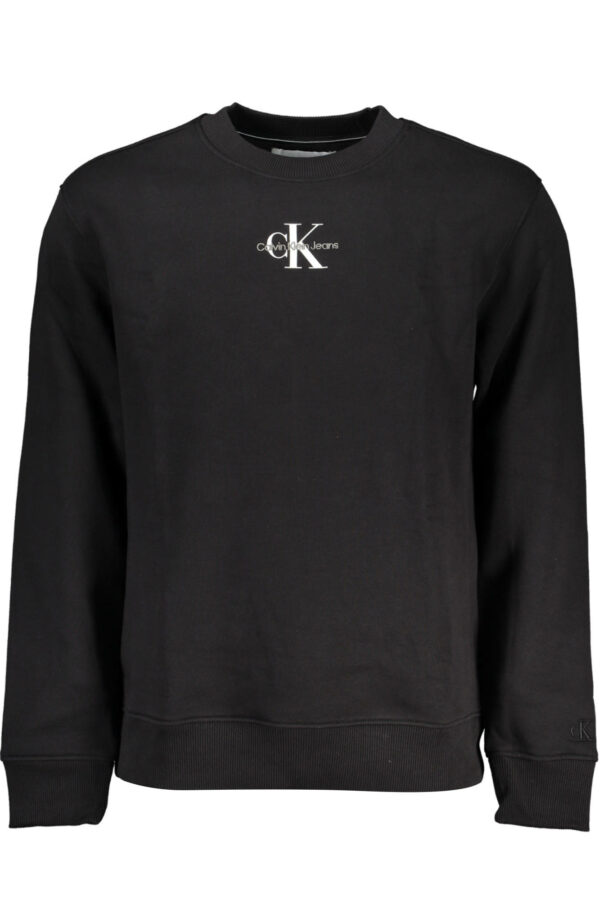 Calvin Klein Felpa Senza Zip Uomo Nero