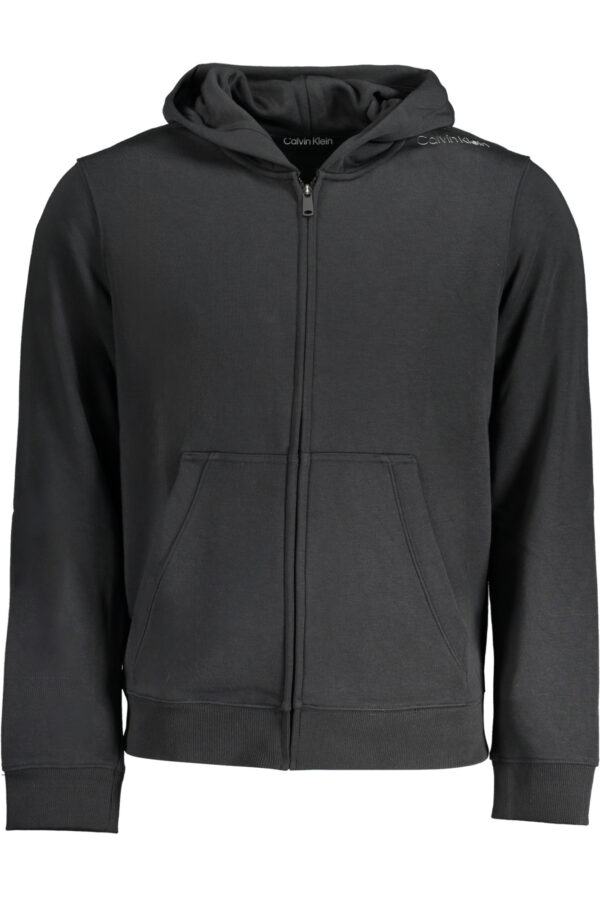 Calvin Klein Felpa Con Zip Uomo Nero