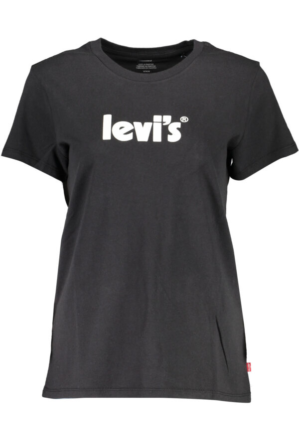 Levi's T-Shirt Maniche Corte Donna Nero