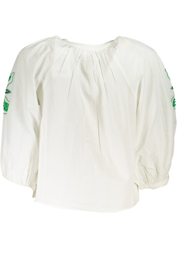 Desigual Camicia Maniche Lunghe Donna Bianco