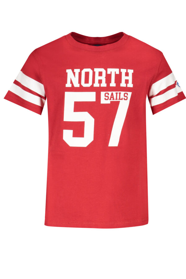 North Sails T-Shirt Maniche Corte Bambino Rosso