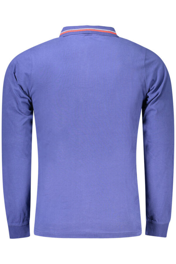 Norway 1963 Polo Maniche Lunghe Uomo Blu