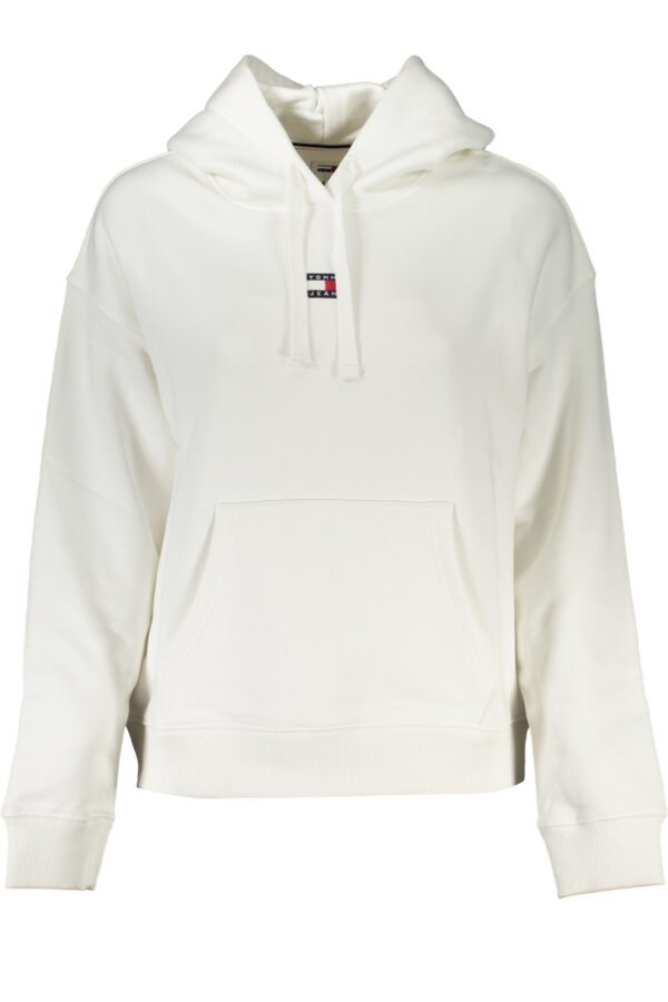Tommy Hilfiger Felpa Senza Zip Donna Bianco