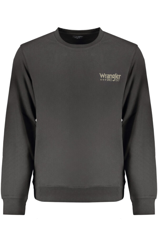 Wrangler Felpa Senza Zip Uomo Nero