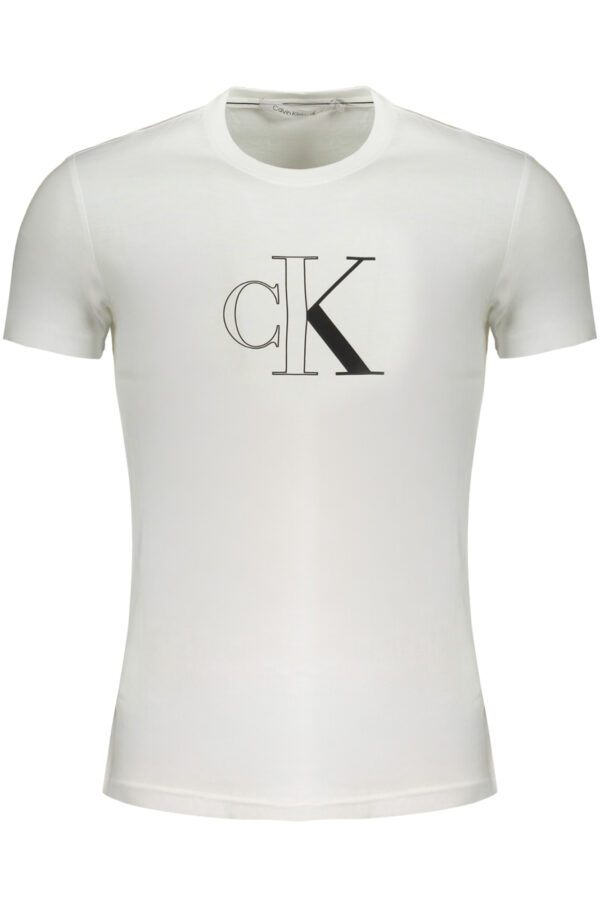 Calvin Klein T-Shirt Maniche Corte Uomo Bianco