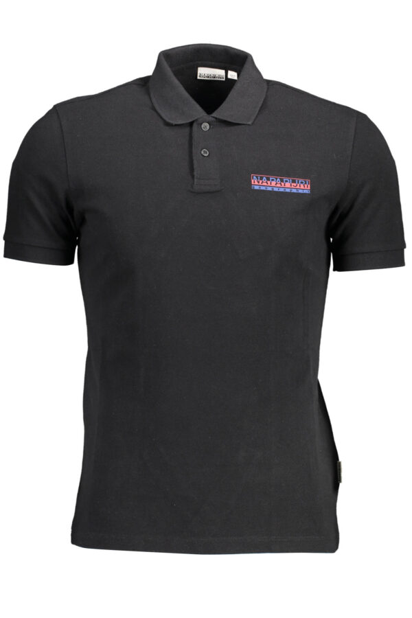 Napapijri Polo Maniche Corte Uomo Nero