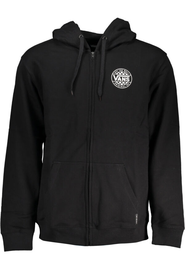 Vans Felpa Con Zip Uomo Nero
